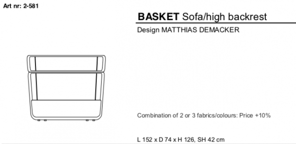 SOFTLINE Basket Chair High Matthias Demacker sohva hinta tuotetiedot